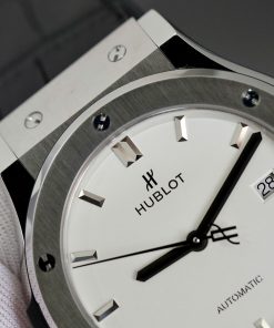 Hublot Classic Fusion Titanium Replica Watches White Dial JJF Factory 2024 42mm (4)