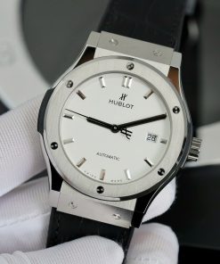 Hublot Classic Fusion Titanium Replica Watches White Dial JJF Factory 2024 42mm (4)