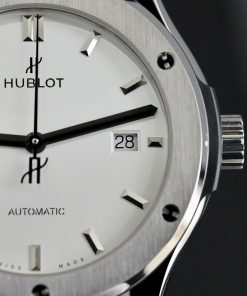 Hublot Classic Fusion Titanium Replica Watches White Dial JJF Factory 2024 42mm (4)