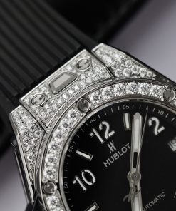 Hublot Customs Moissanite Diamonds Big Bang One Click Titanium 39mm (2)