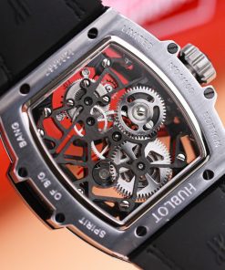 Hublot Masterpiece MP-06 Senna Tourbillon Replica Watch JB Factory 45mm (2)