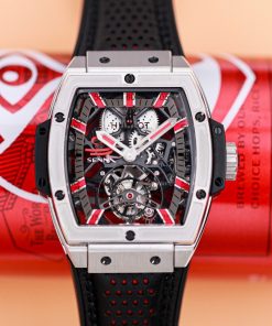 Hublot Masterpiece MP-06 Senna Tourbillon Replica Watch JB Factory 45mm (3)