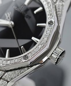 Hublot Orlinski Best Replica Watch Custom Moissanite Diamonds Hong Kong 40mm (2)
