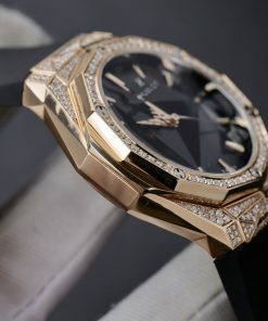 Hublot Orlinski King Gold Custom Full Natural Diamonds Best Replica 40mm