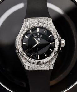 Hublot Orlinski Titanium Custom Full Natural Diamonds Best Replica 40mm
