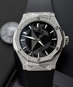 Hublot Orlinski Titanium Pave Diamonds Best Replica Watch HBF 40mm (2)