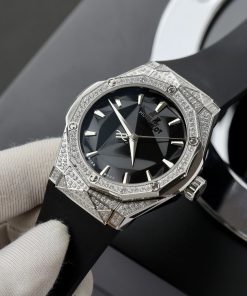 Hublot Orlinski Titanium Pave Diamonds Best Replica Watch HBF 40mm (2)