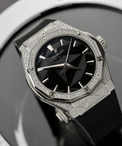 Hublot Orlinski Titanium Pave Diamonds Best Replica Watch HBF 40mm (2)