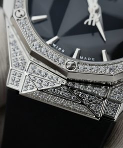 Hublot Orlinski Titanium Pave Diamonds Best Replica Watch HBF 40mm (2)