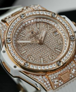 Hublot Replica Watch Customs Full Moissanite Diamonds Big Bang One Click 39mm (1)
