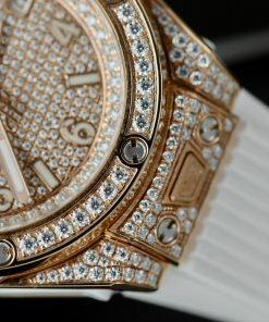 Hublot Replica Watch Customs Full Moissanite Diamonds Big Bang One Click 39mm (1)