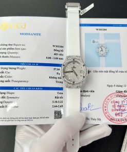 Hublot Replica Watch Customs Full Moissanite Diamonds Women's 33mm (1)