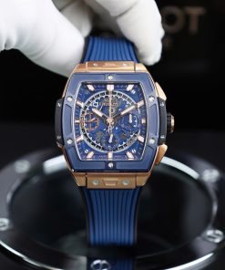 Hublot Spirit Of Big Bang King Gold Blue Ceramic Bezel BBF Factory 42mm