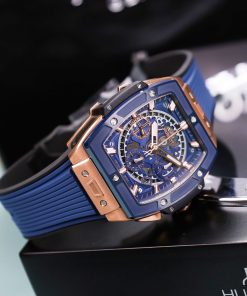 Hublot Spirit Of Big Bang King Gold Blue Ceramic Bezel BBF Factory 42mm
