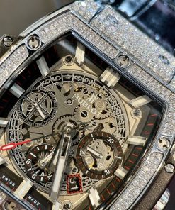 Hublot Spirit of Big Bang Custom Moissanite Hong Kong Replica Watches 42mm (8)