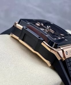 Hublot Square Bang Unico Ceramic King Gold Replica Watches BBF 42mm (1)