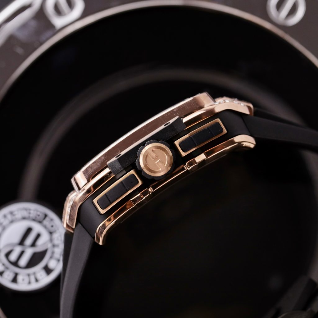 Hublot Square Bang Unico King Gold Custom Full Moissanite Diamonds 42mm (2)