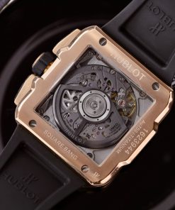Hublot Square Bang Unico King Gold Custom Full Moissanite Diamonds 42mm (2)