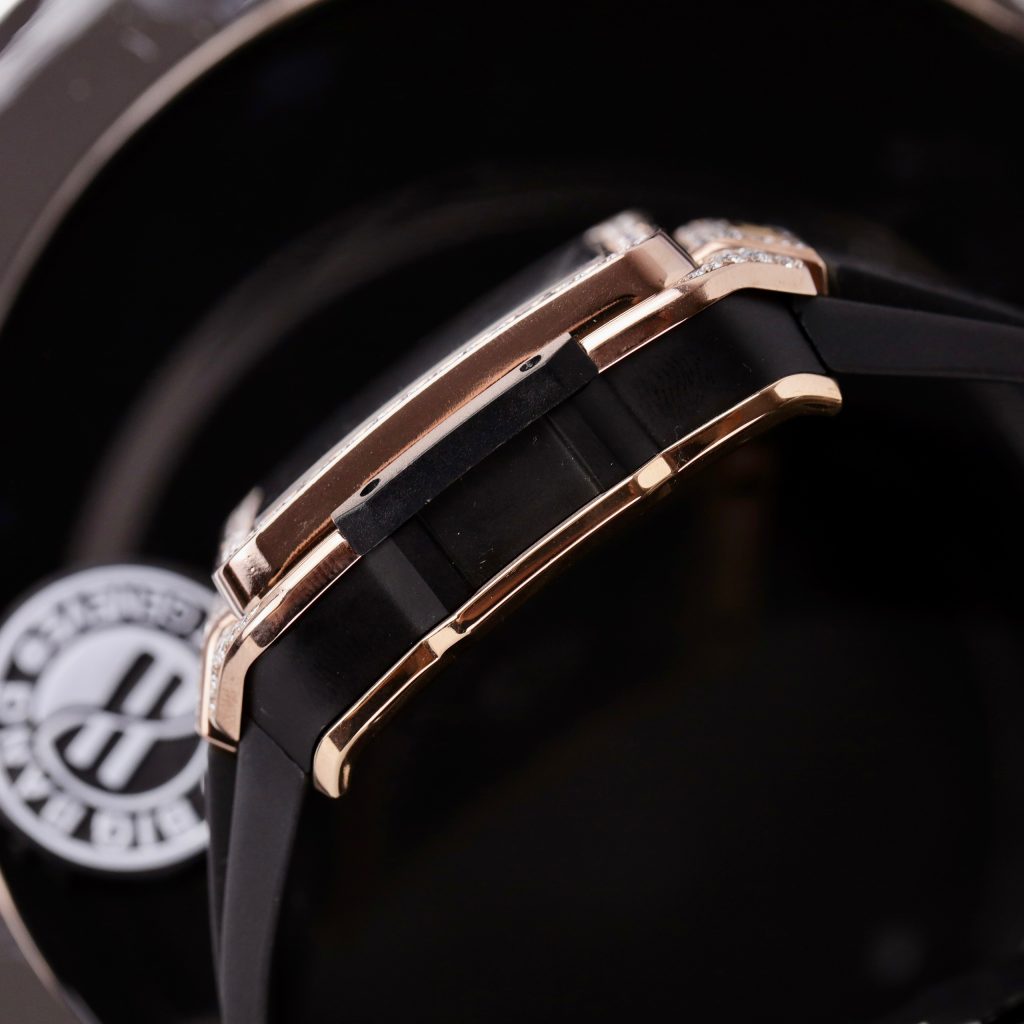 Hublot Square Bang Unico King Gold Custom Full Moissanite Diamonds 42mm (2)