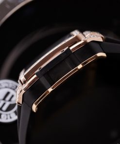 Hublot Square Bang Unico King Gold Custom Full Moissanite Diamonds 42mm (2)