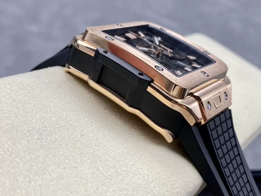 Hublot Square Bang Unico King Gold Replica Watches Best Quality 42mm (1)