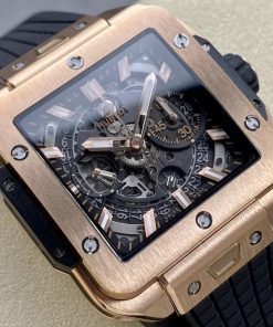 Hublot Square Bang Unico King Gold Replica Watches Best Quality 42mm (1)