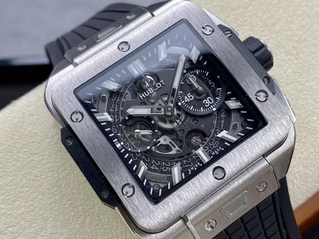 Hublot Square Bang Unico Titanium Replica Watches Best Quality 42mm (8)