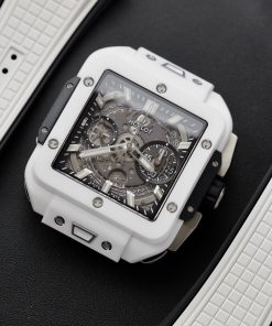 Hublot Square Bang Unico White Ceramic Best Replica BBF Factory (10)