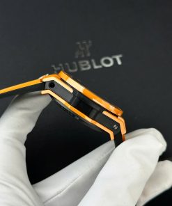 Hubot Big Bang Unico Orange Ceramic Replica Watch BBF Factory (9)
