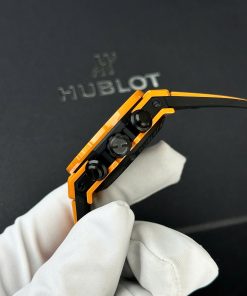 Hubot Big Bang Unico Orange Ceramic Replica Watch BBF Factory (9)