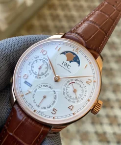 IWC Portugieser IW503302 Best Replica Watches Brown Leather 42mm (3)