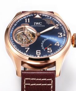 IWC Portugieser Tourbillon Best Replica Watch Blue Dial BBR 44mm (2)