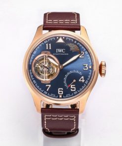 IWC Portugieser Tourbillon Best Replica Watch Blue Dial BBR 44mm (2)