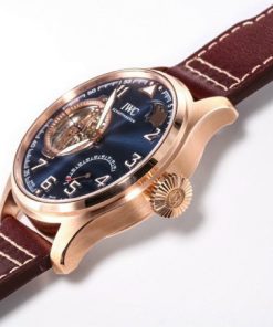 IWC Portugieser Tourbillon Best Replica Watch Blue Dial BBR 44mm (2)