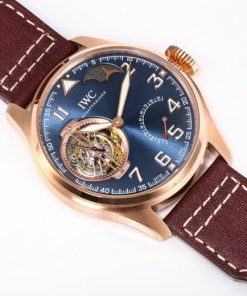 IWC Portugieser Tourbillon Best Replica Watch Blue Dial BBR 44mm (2)