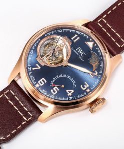 IWC Portugieser Tourbillon Best Replica Watch Blue Dial BBR 44mm (2)
