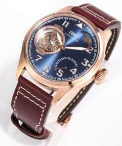 IWC Portugieser Tourbillon Best Replica Watch Blue Dial BBR 44mm (2)