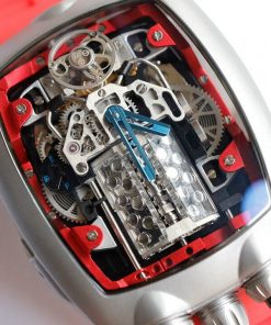 Jacob & Co Bugatti Chiron Replica Watch Red Color 44mm (1)