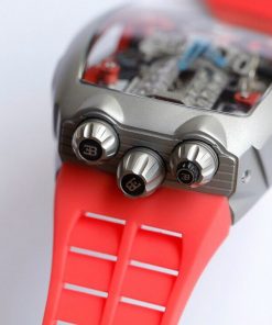 Jacob & Co Bugatti Chiron Replica Watch Red Color 44mm (1)