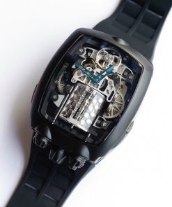 Jacob & Co Bugatti Chiron Replica Watches All Black 44mm (9)