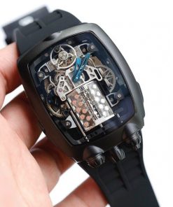 Jacob & Co Bugatti Chiron Replica Watches All Black 44mm (9)
