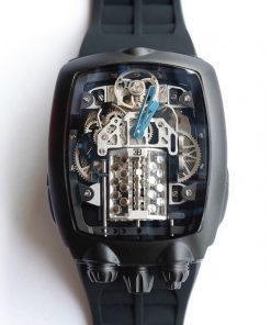 Jacob & Co Bugatti Chiron Replica Watches All Black 44mm (9)