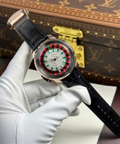 Jacob & Co Casino Roulette Best Replica Watch Leather Strap 44mm (2)