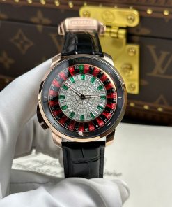 Jacob & Co Casino Roulette Best Replica Watch Leather Strap 44mm (2)