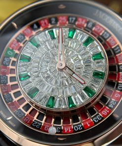 Jacob & Co Casino Roulette Best Replica Watch Leather Strap 44mm (2)