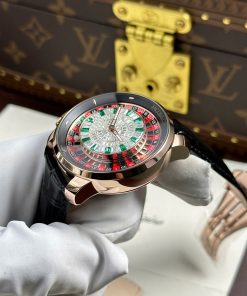 Jacob & Co Casino Roulette Best Replica Watch Leather Strap 44mm (2)