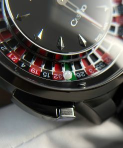 Jacob & Co Casino Roulette Replica Watch Black Leather Strap 44mm (2)