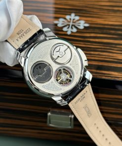 Jacob & Co Replica Watch Casino Roulette Black Leather Strap 44mm (2)