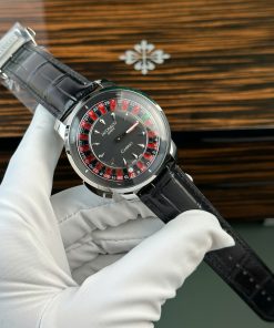 Jacob & Co Replica Watch Casino Roulette Black Leather Strap 44mm (2)