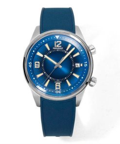 Jaeger Lecoultre Automatique Replica Watches Blue Color 42mm (6)